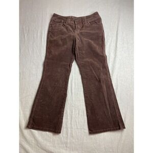 Vintage Y2K Limited Too Brown Corduroy Girls Size 10.5 Bootcut Boho Earthy Pants